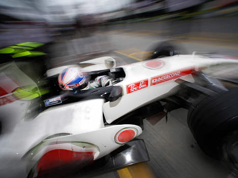 Anthony Davidson - Honda teamets testkører - satte den hurtigste tid.